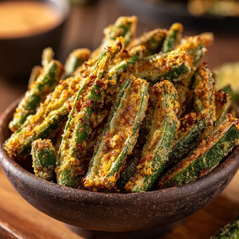 Crispy Okra Fries Recipe