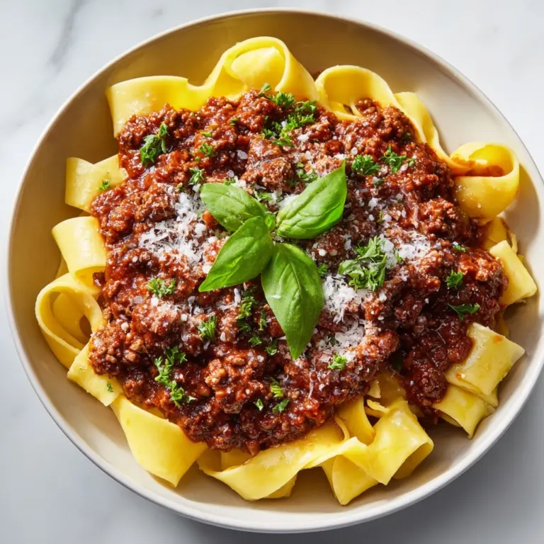 Classic Bolognese Sauce (Ragù alla Bolognese) Recipe