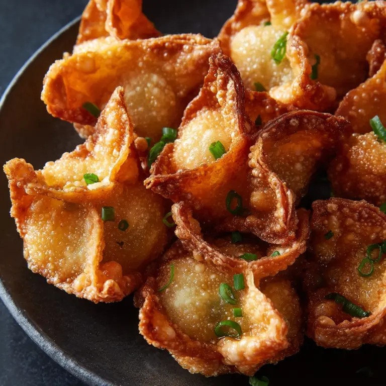 Baked Crab Rangoon Wontons Recipe