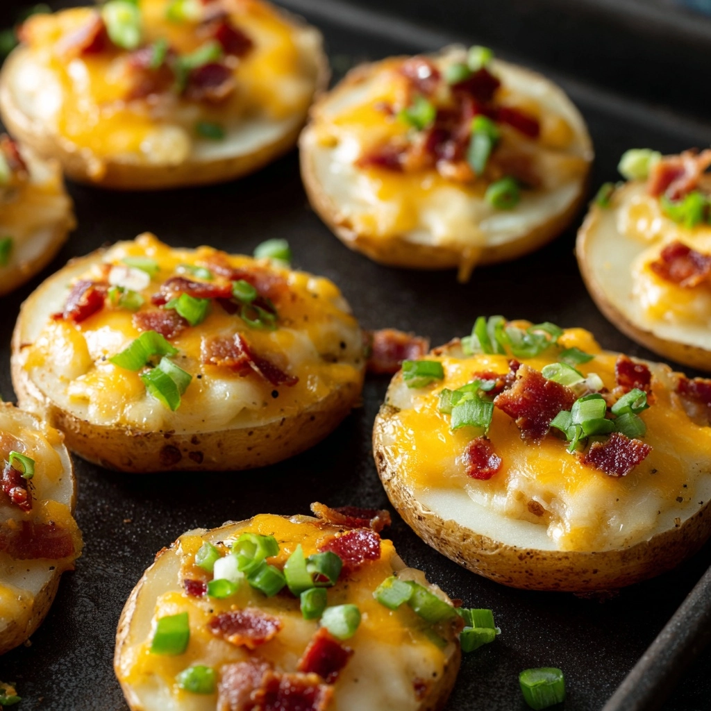 Baked Potato Rounds Recipe - Recipe Image