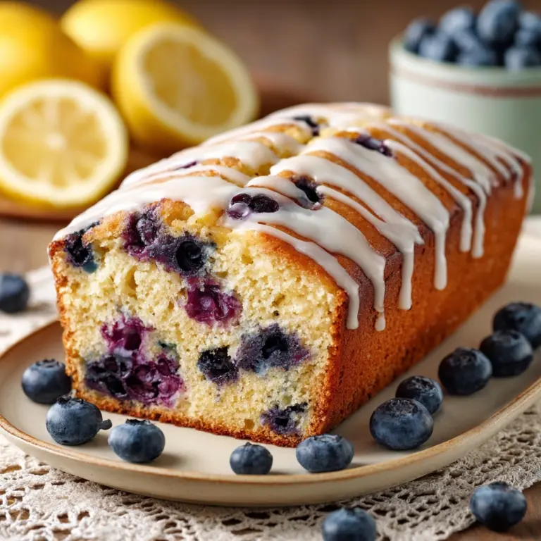 Lemon Blueberry Bread Recipe