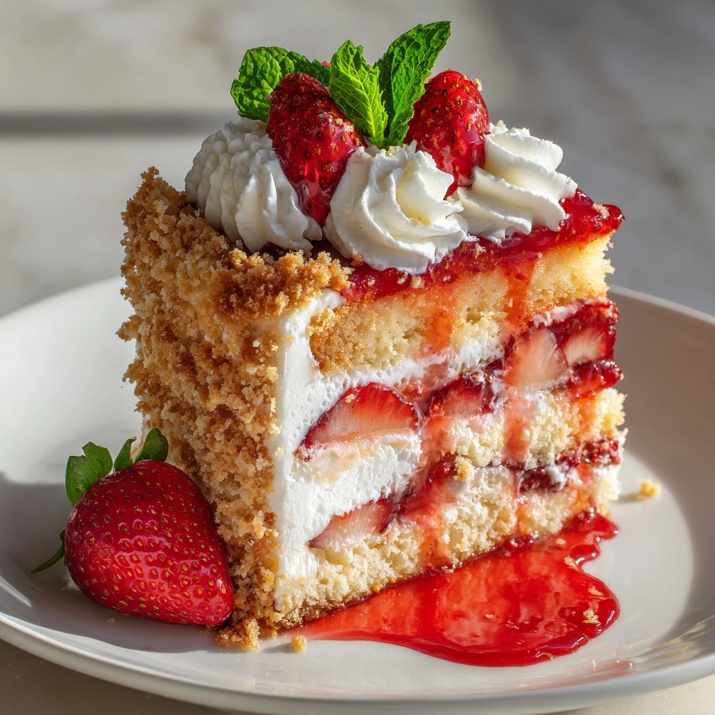 Strawberry Shortcake Cheesecake: The Ultimate Dessert Recipe - Recipe Image