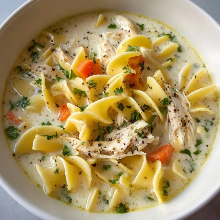 Creamy White Chicken Lasagna Soup Recipe