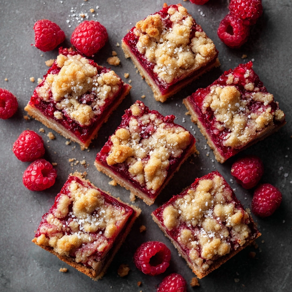 Raspberry Streusel Shortbread Bars Recipe - Recipe Image