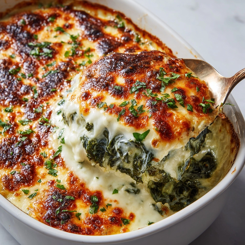 Baked Spinach Casserole Recipe - Recipe Image