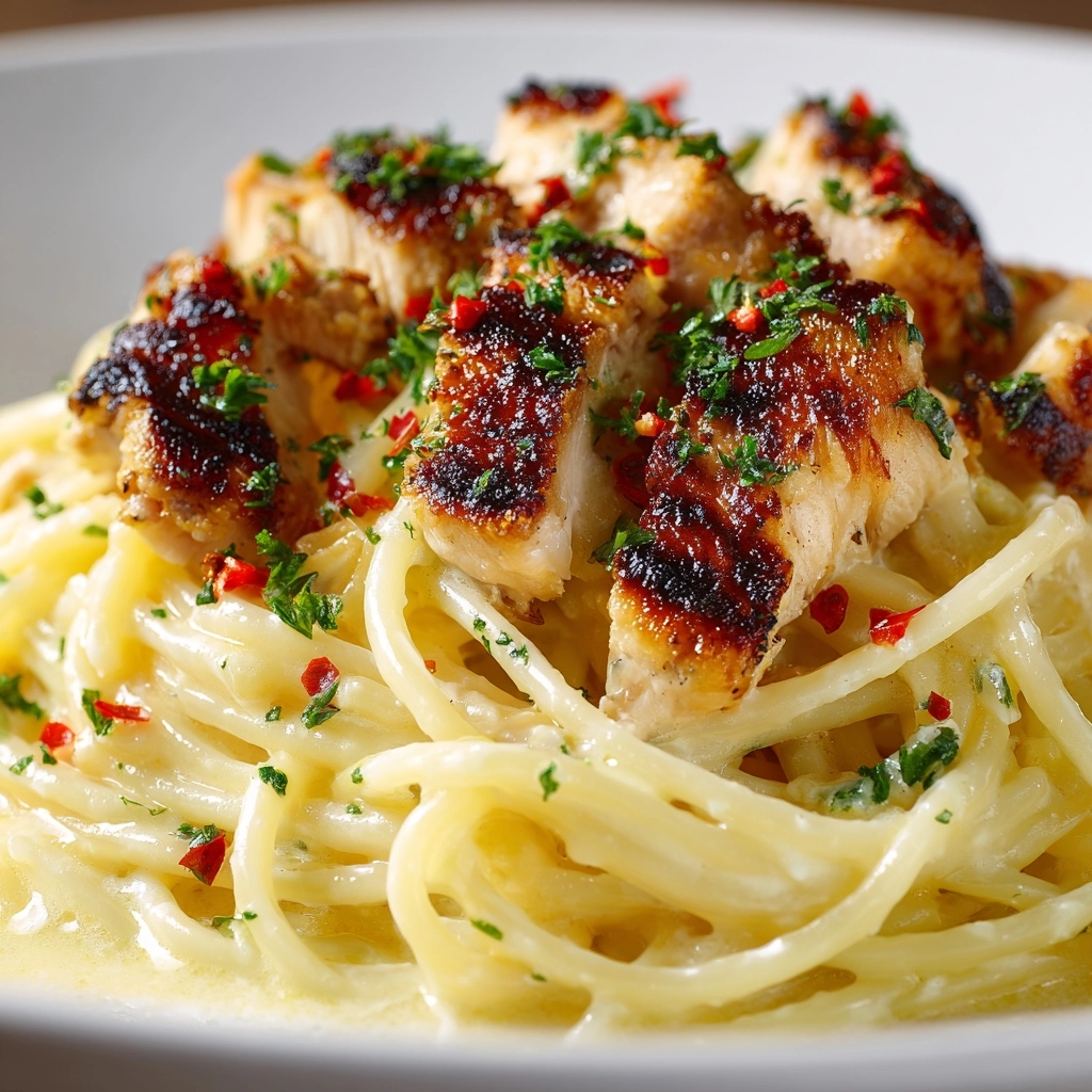 Cowboy Butter Chicken Linguine Recipe - Recipe Image