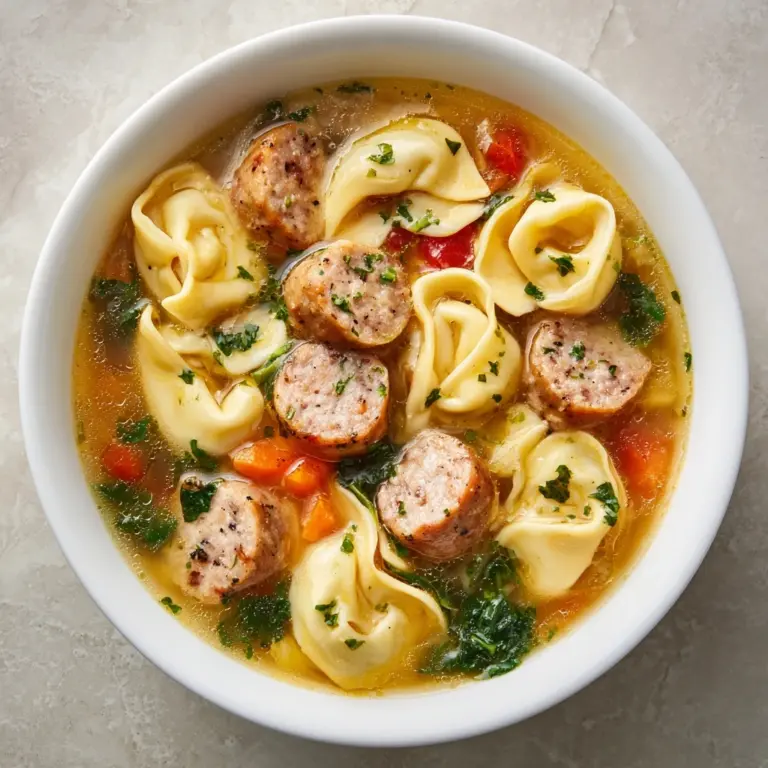 Sausage Tortellini Soup Recipe