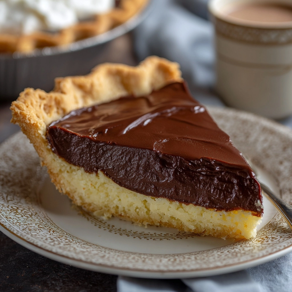 Old-Fashioned Chocolate Pie Recipe - Recipe Image