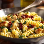 One-Pot Creamy Sun Dried Tomato Chicken Pasta Recipe