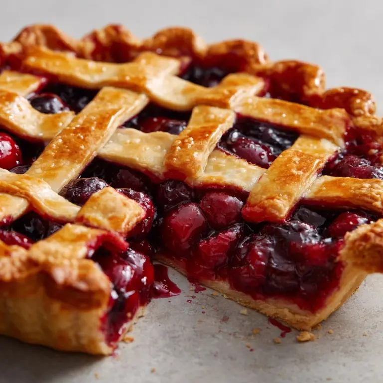 Homemade Cherry Pie Recipe