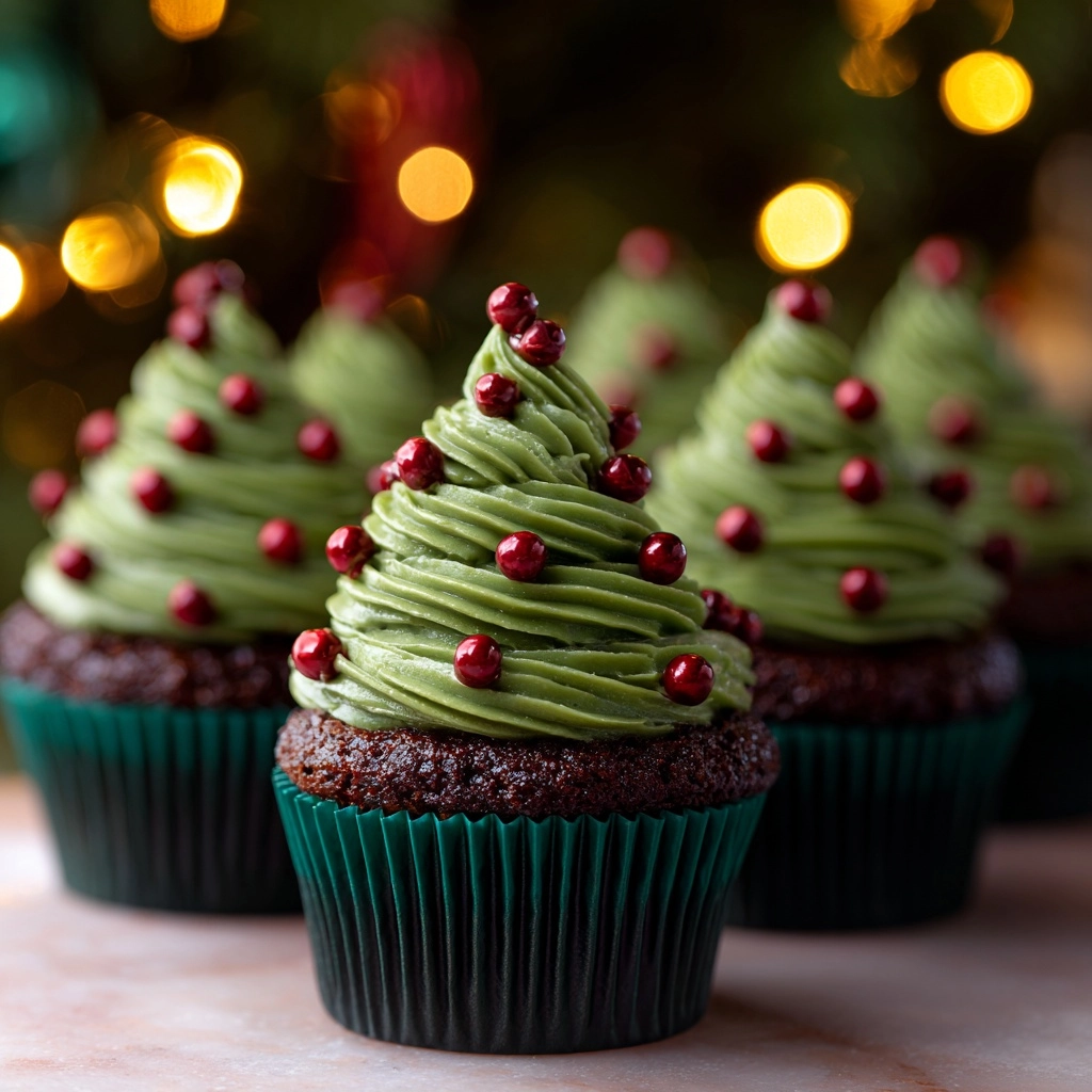Green Velvet Cupcakes Recipe - Recipe Image