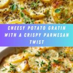 Crispy Parmesan and Gruyere Potato Gratin Recipe