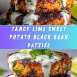 Lime Drenched Sweet Potato Black Bean Patties Recipe