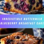 Buttermilk Blueberry Breakfast Cake Recipe