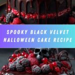Spooky Black Velvet Halloween Cake Recipe