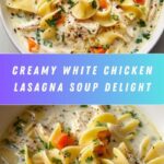 Creamy White Chicken Lasagna Soup Recipe