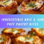 Brie and Jam Puff Pastry Bites Recipe