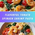 Tomato Spinach Shrimp Pasta Recipe