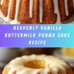 Vanilla Buttermilk Pound Cake with Cream Cheese Glaze Recipe