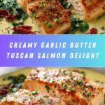 Creamy Garlic Butter Tuscan Salmon Recipe