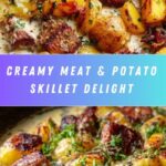 One-Pan Creamy Meat & Potato Skillet Recipe
