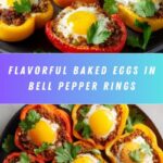 Baked Eggs in Bell Pepper Rings Recipe