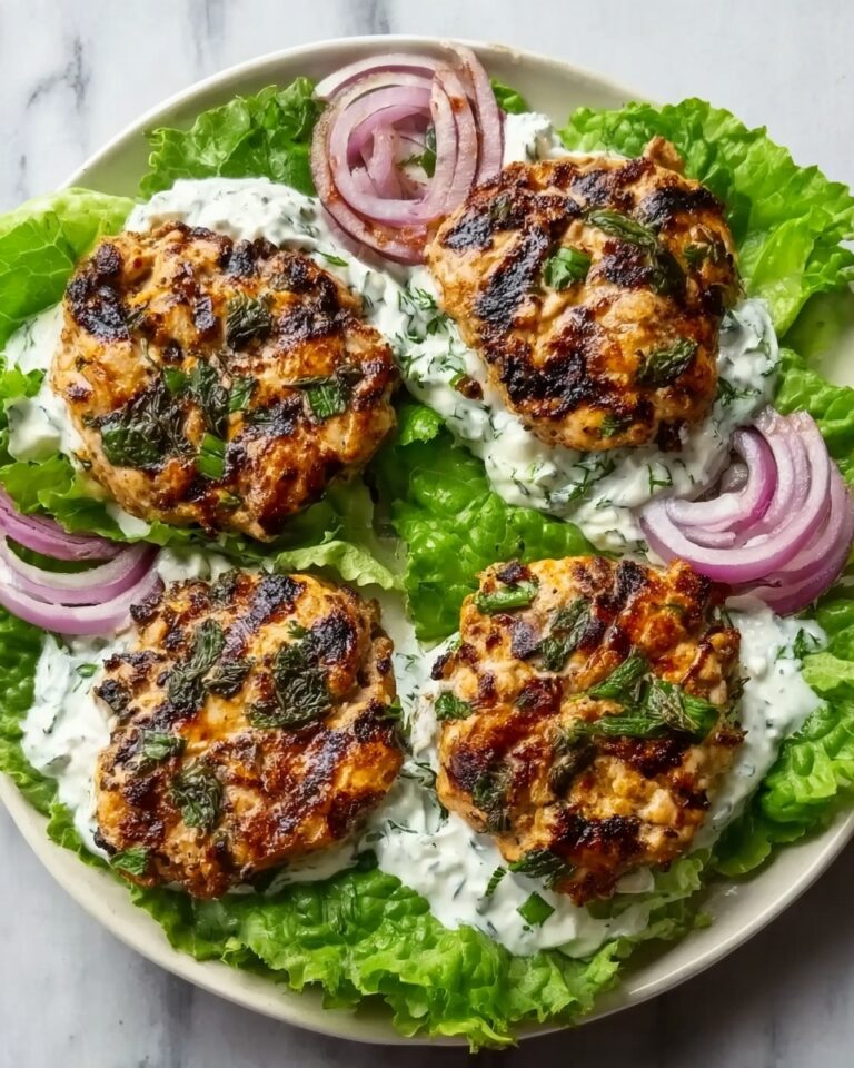 Greek Chicken Burgers with Feta and Tzatziki Recipe