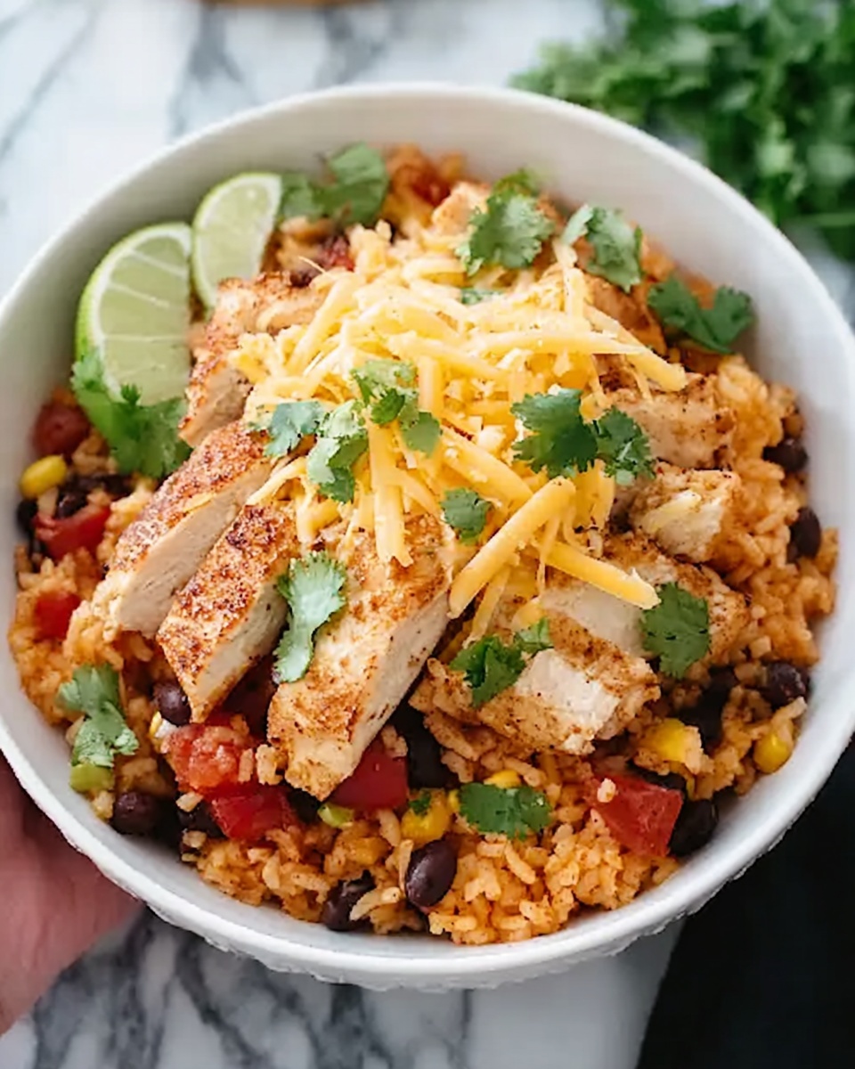 Instant Pot Weeknight Chicken and Rice Burrito Bowls Recipe - Recipe Image