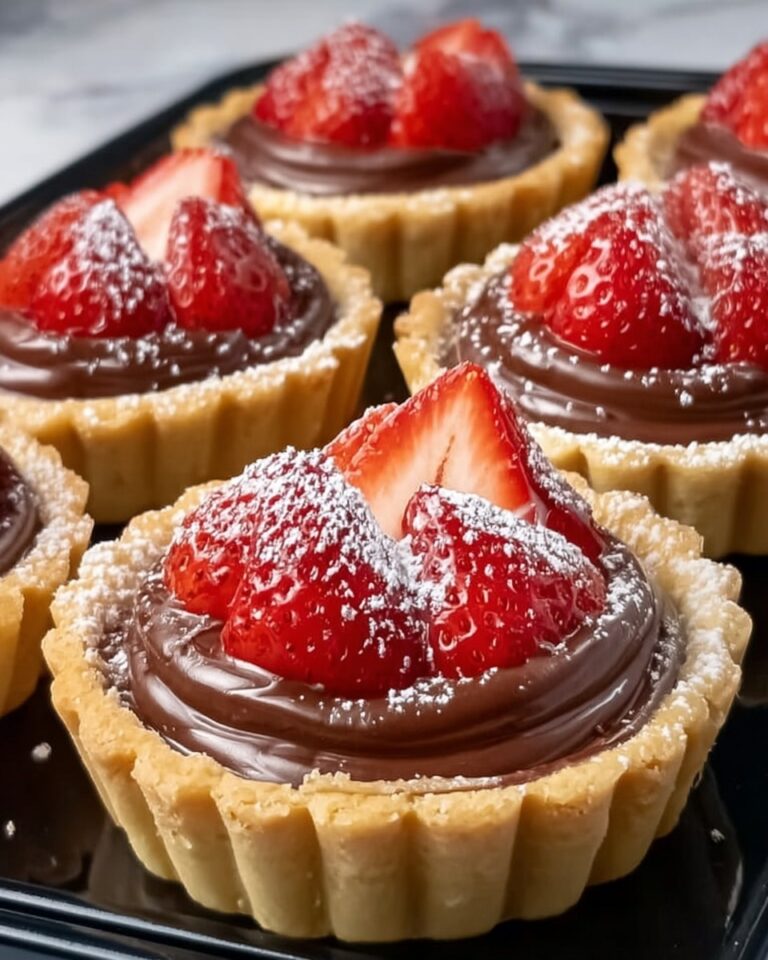 Chocolate Strawberry Tarts Recipe