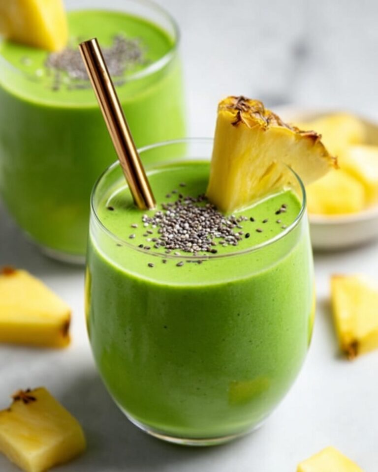 Tropical Green Detox Smoothie Recipe