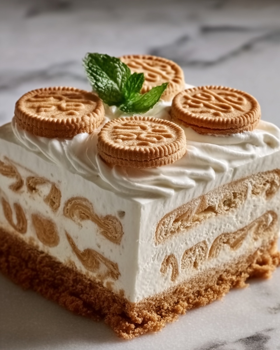 Nutter Butter Ice Box Cake Recipe - Recipe Image