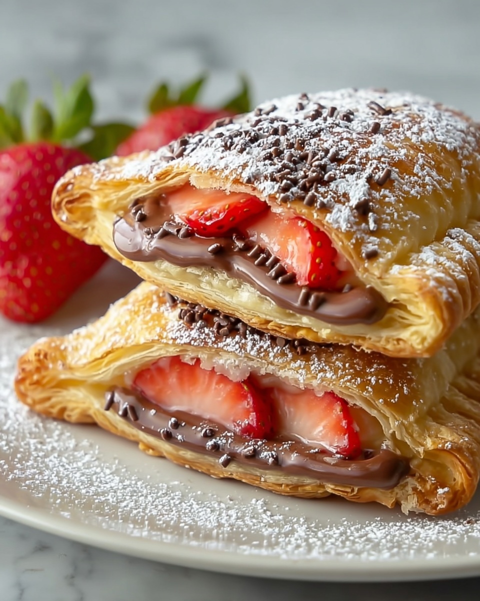 Strawberry Nutella Hand Pies Recipe - Recipe Image
