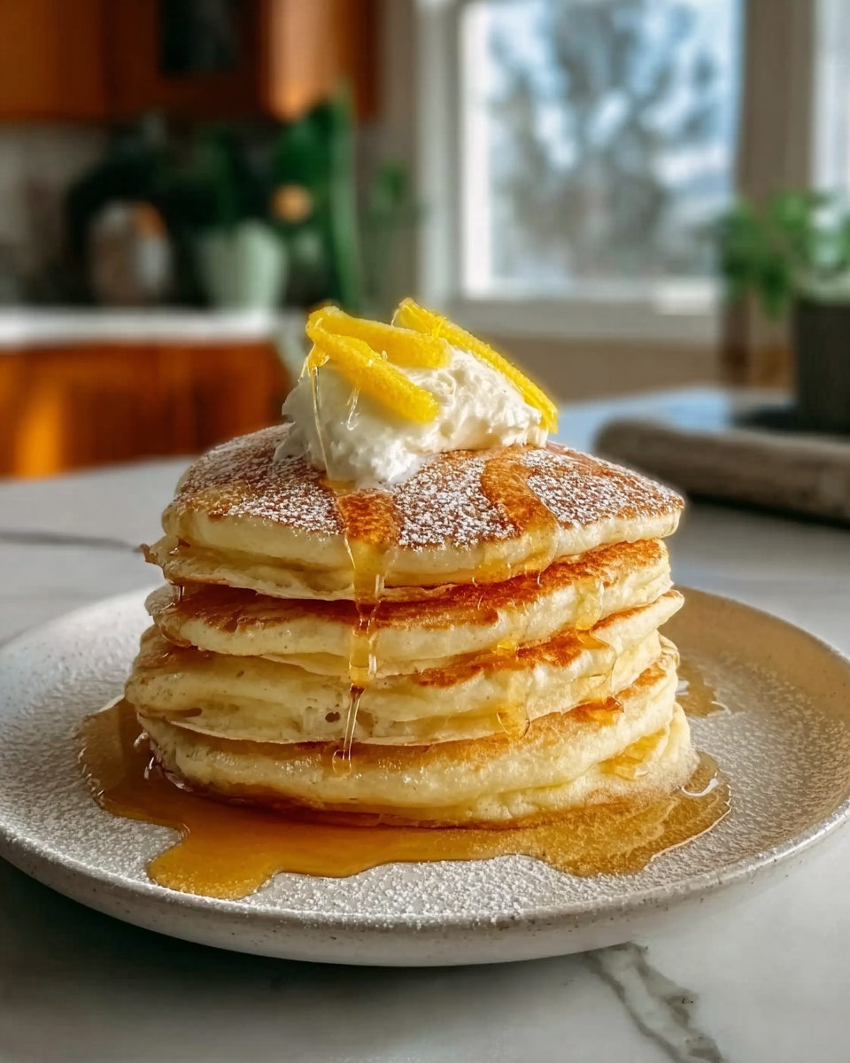 Lemon Ricotta Pancakes Recipe - Recipe Image