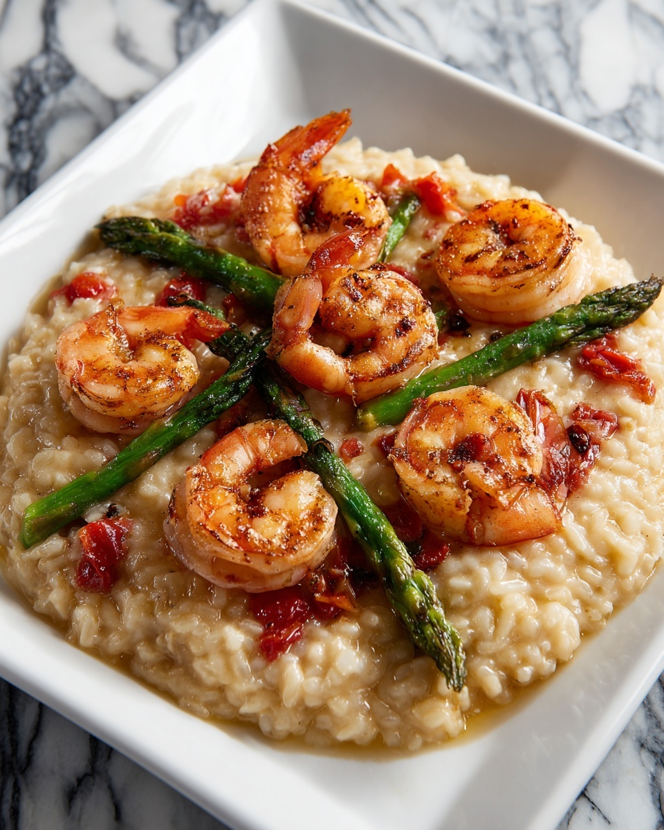 Meyer Lemon Garlic Shrimp and Asparagus Recipe - Recipe Image