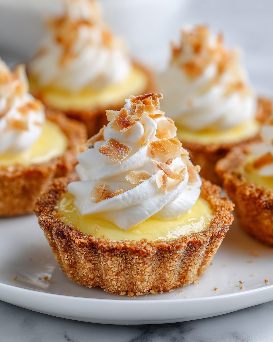 Mini Coconut Cream Pies Recipe - Recipe Image