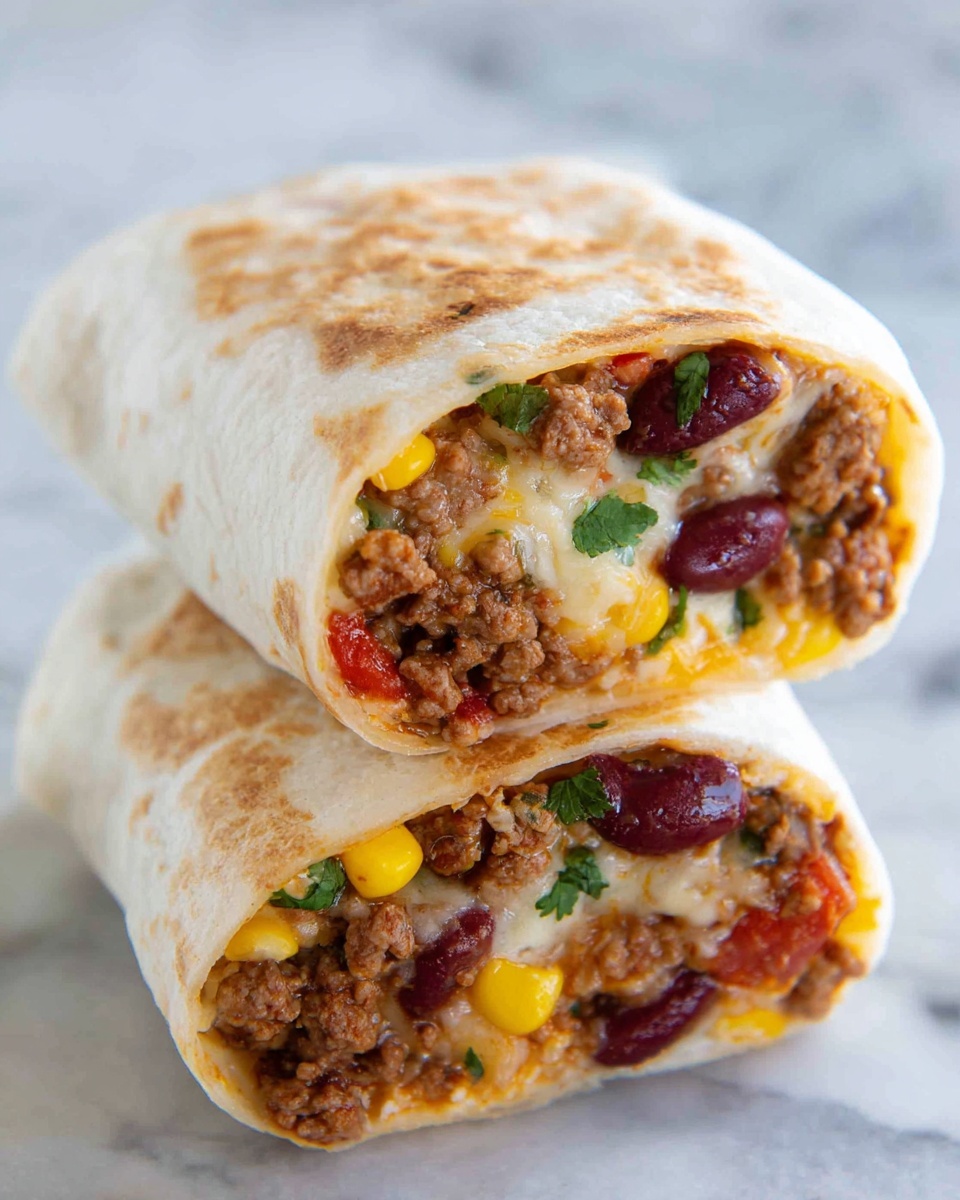 Beef and Bean Burritos: An Amazing Ultimate Recipe - Recipe Image
