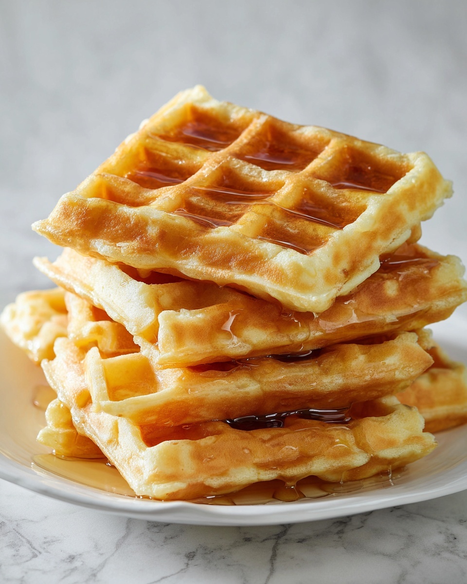 Cornbread Waffle Bites with Honey Butter Syrup Recipe - Recipe Image