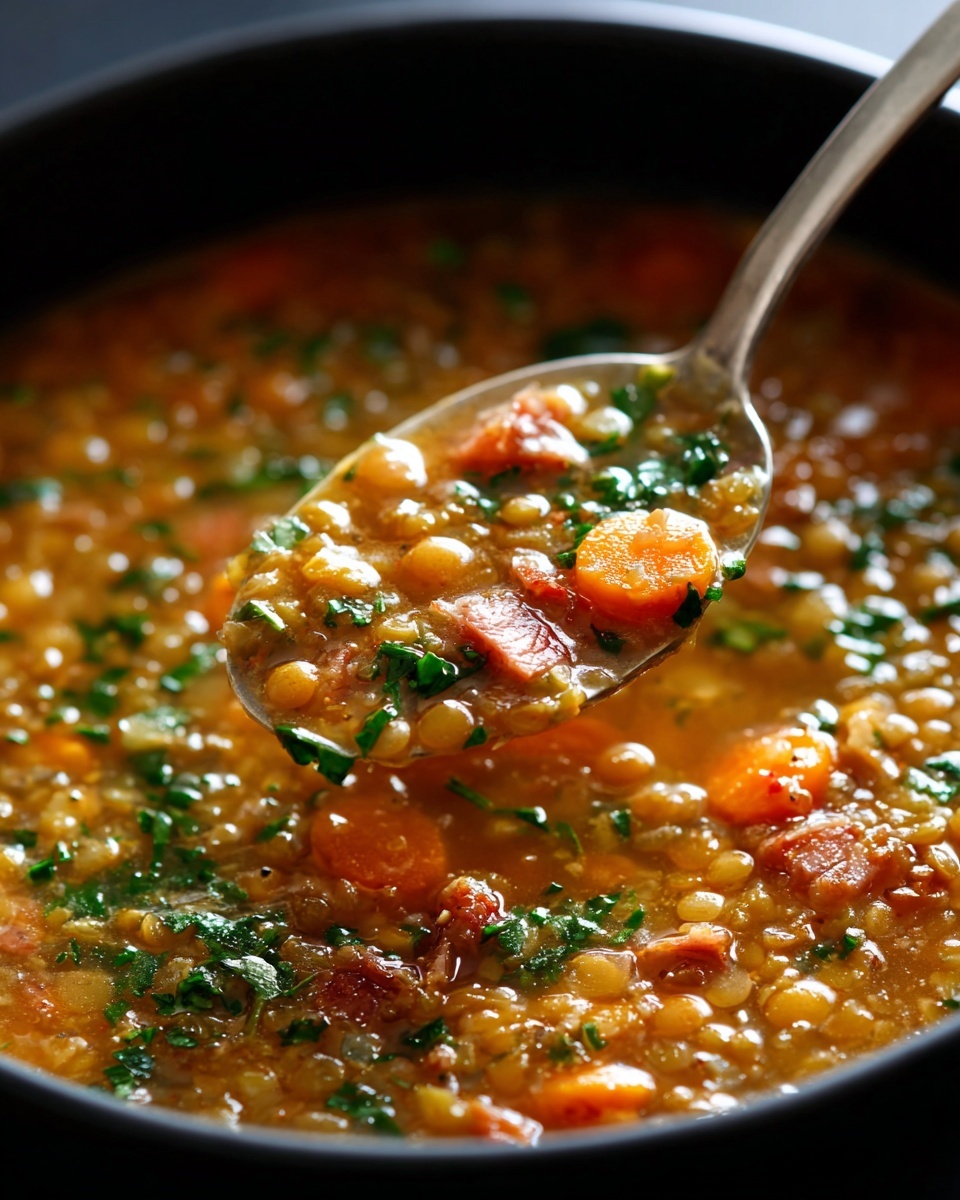 Italian Lentil Soup (Zuppa di Lenticchie) Recipe - Recipe Image