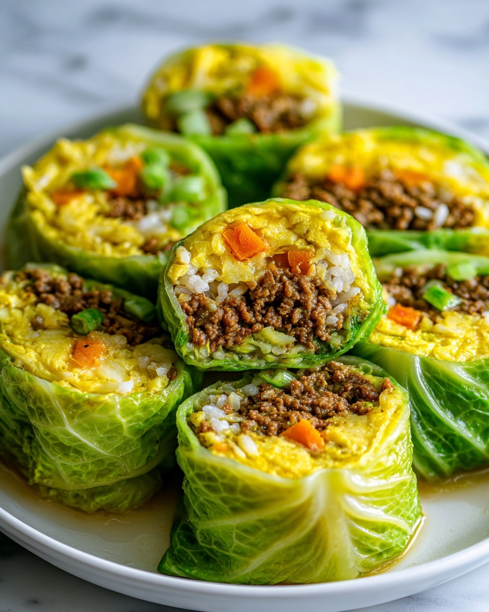 Italian Stuffed Cabbage Rolls Recipe - Recipe Image