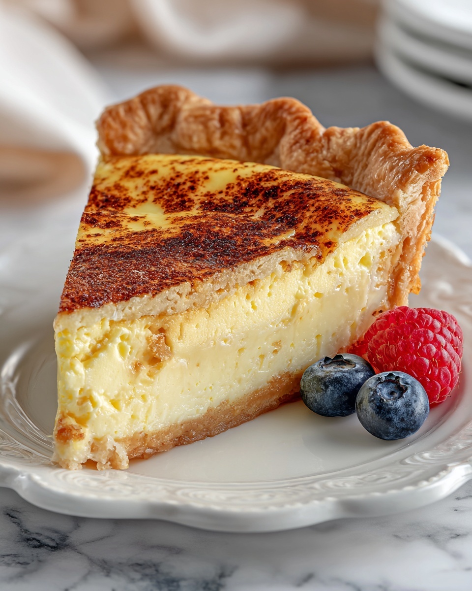 Egg Custard Pie Recipe - Recipe Image