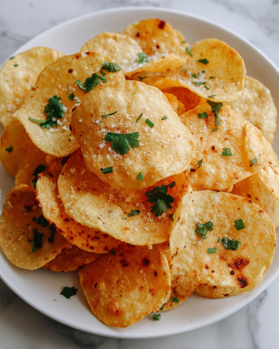 Baked Avocado Chips with Garlic and Smoked Paprika Recipe - Recipe Image