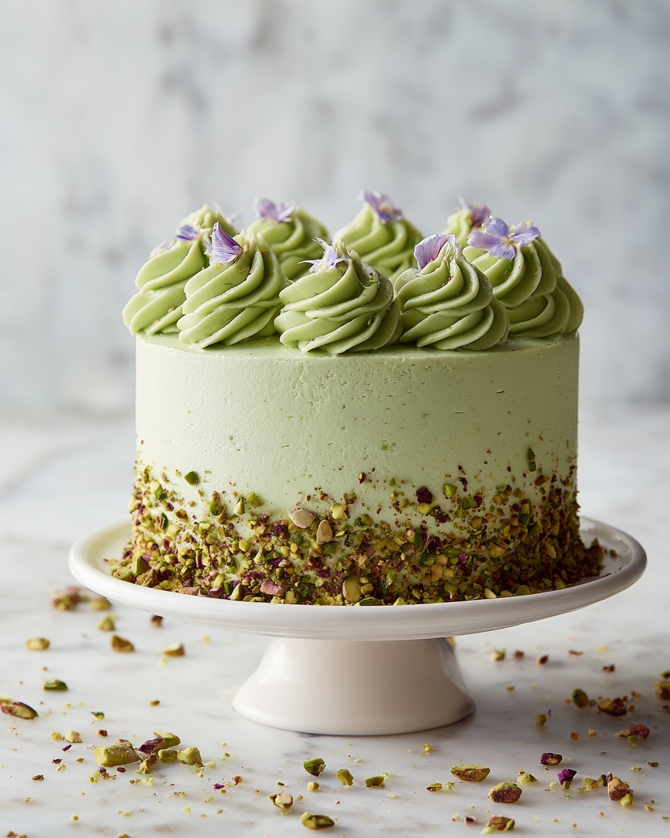 Vanilla Bean Pistachio Cake Recipe - Recipe Image