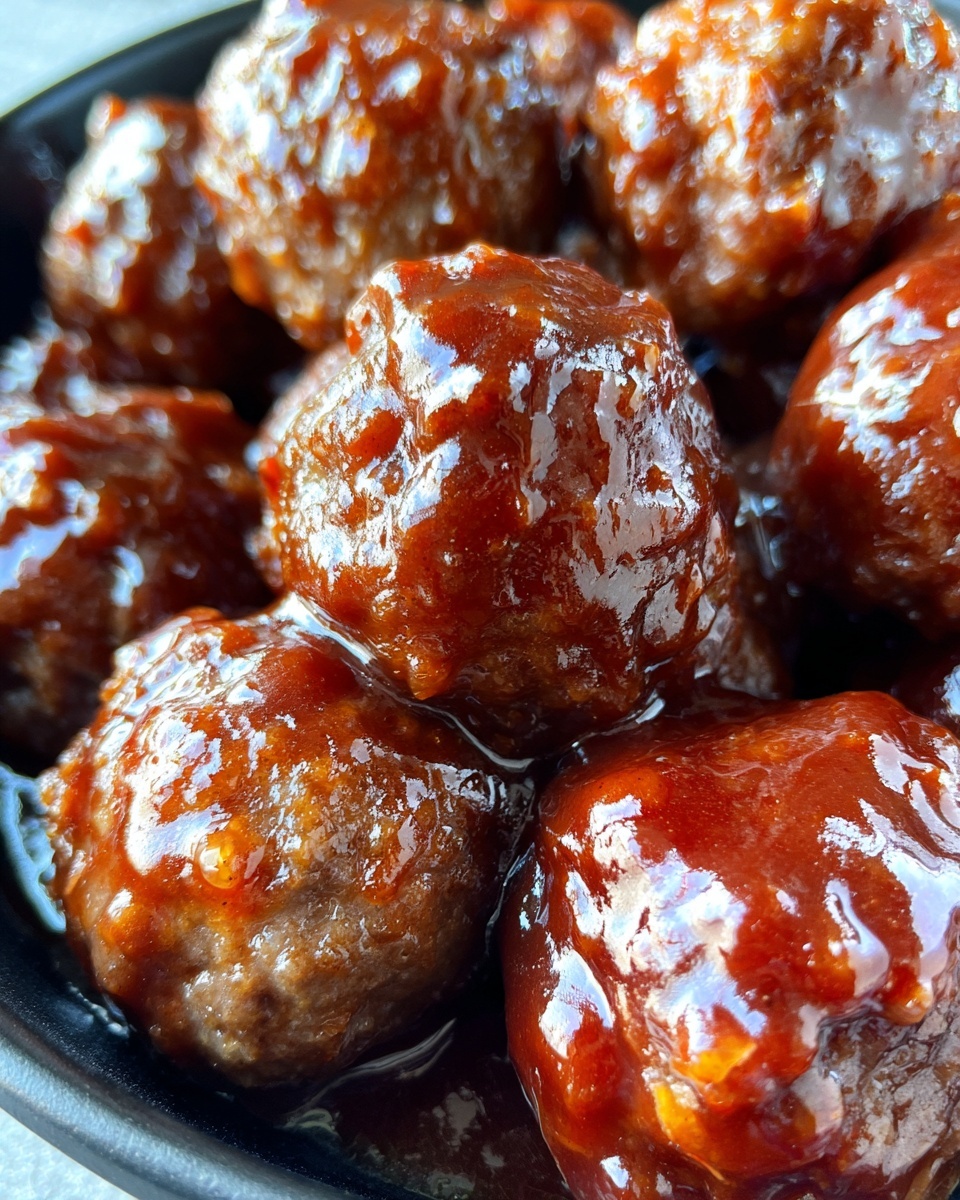Apple Butter Meatballs Recipe - Recipe Image