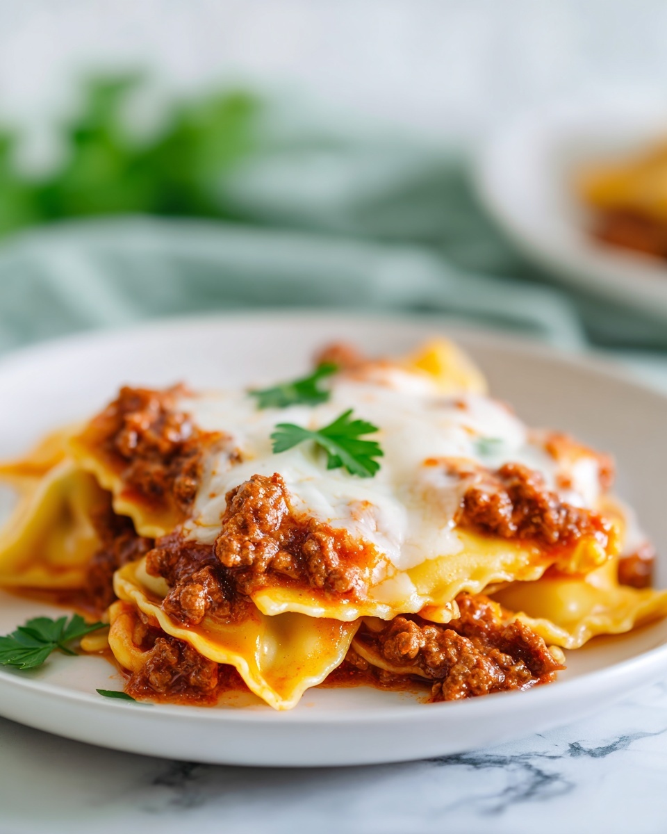 Cheesy Beef Tortellini Enchilada Casserole Recipe - Recipe Image