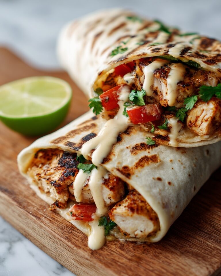 Chipotle Ranch Grilled Chicken Burrito Recipe