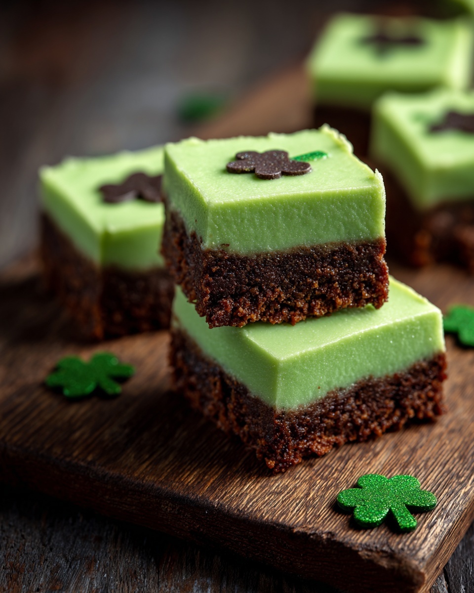 St. Patrick’s Day Mint White Chocolate Fudge Recipe - Recipe Image