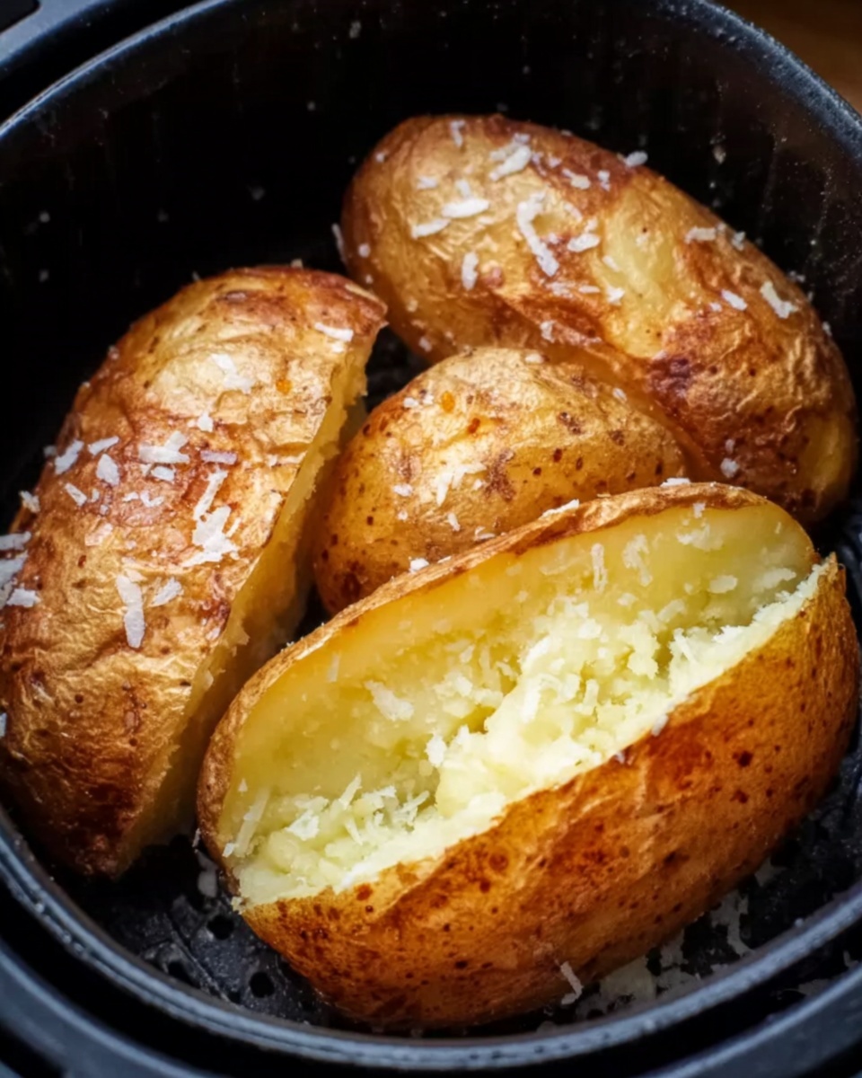Air Fryer Baked Potatoes Recipe - Recipe Image