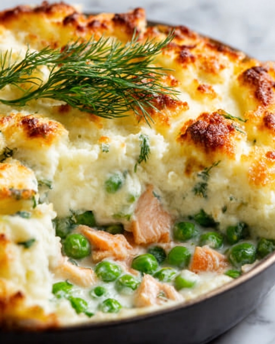 Creamy Fish Pie with Cheddar and Dill Recipe - Recipe Image