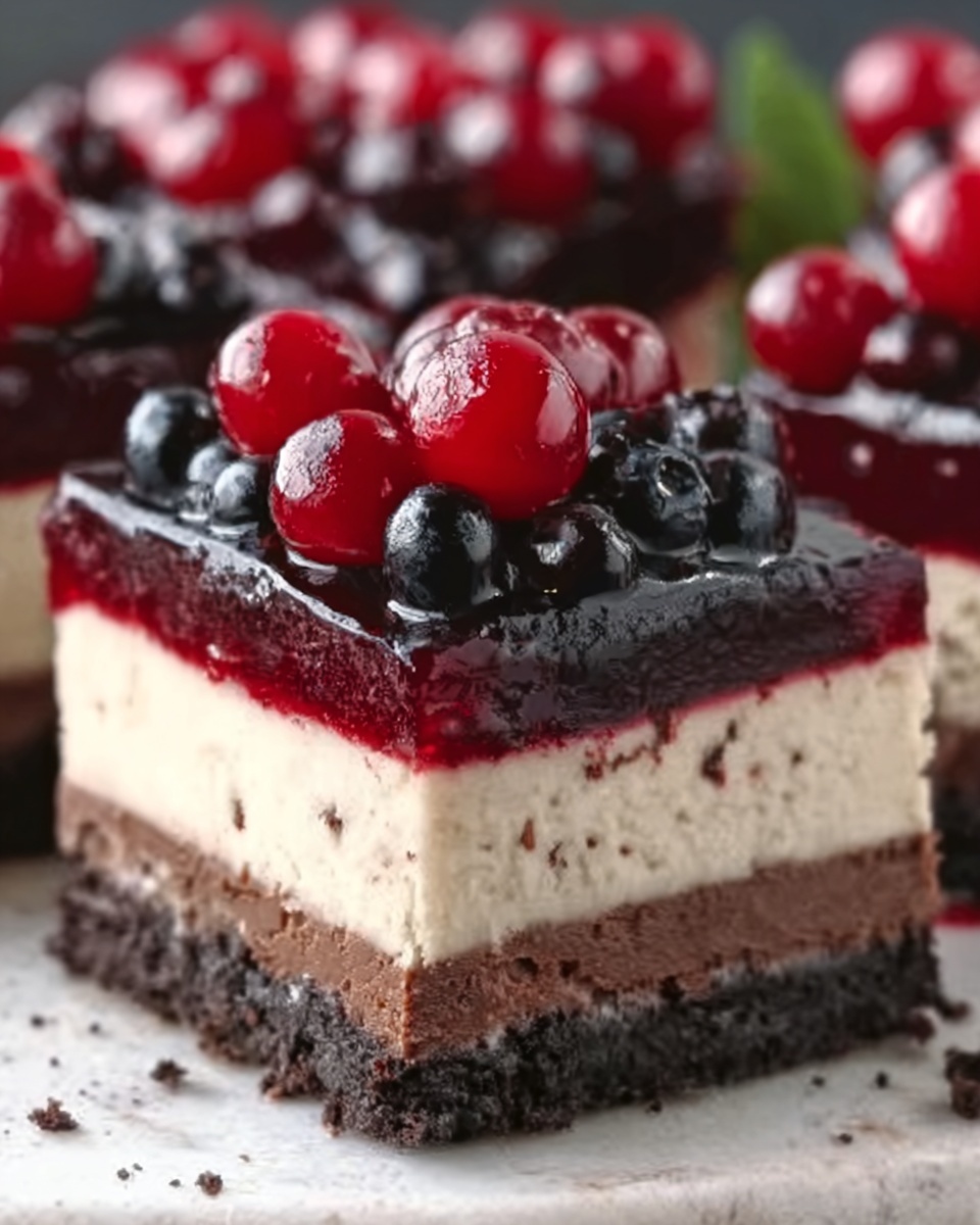 Decadent Black Forest Cheesecake Recipe - Recipe Image