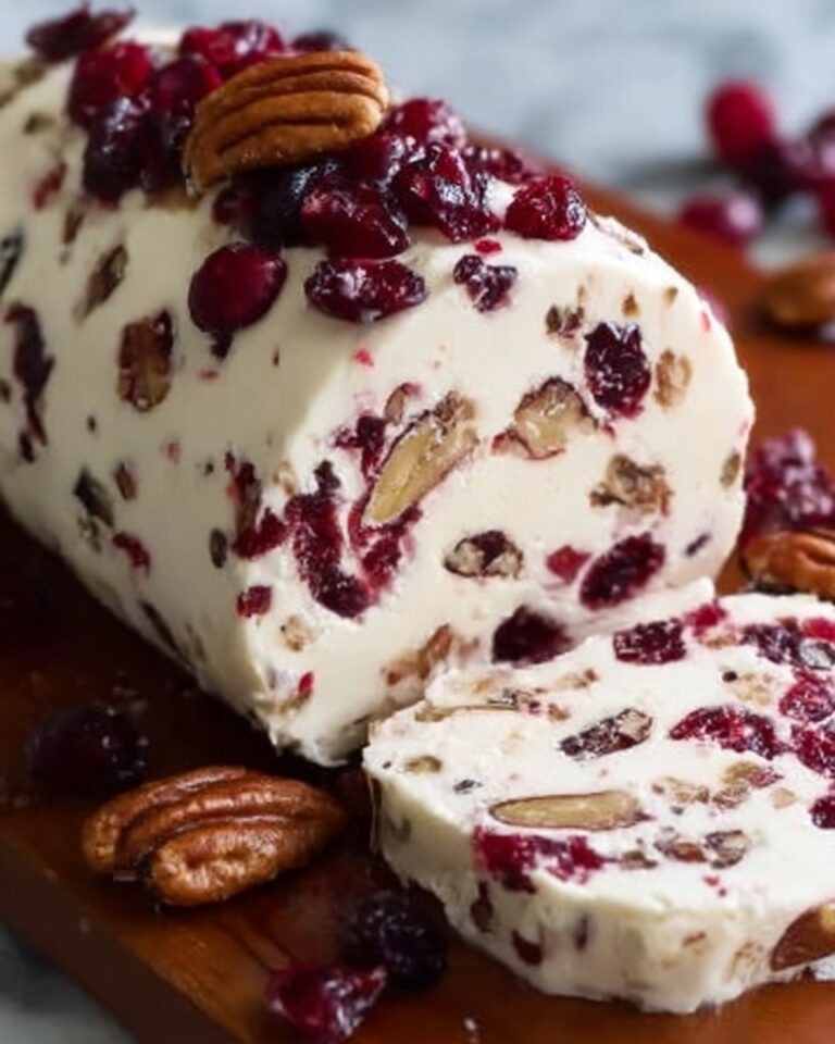 Cranberry Pecan Cheese Log Recipe